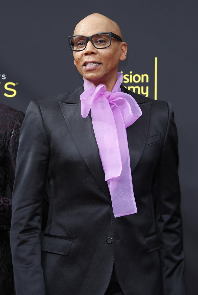 Ru Paul arrives on the red carpet for the 2019 Creative Arts Emmy Awards on Saturday, September 14, 2019. EPA