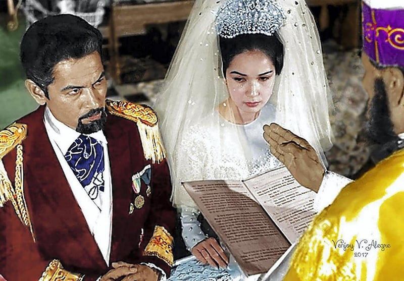 Actor-director Eddie Garcia with Susan Roces in the 1967 movie 'Maruja'. Facebook / Manila Nostalgia