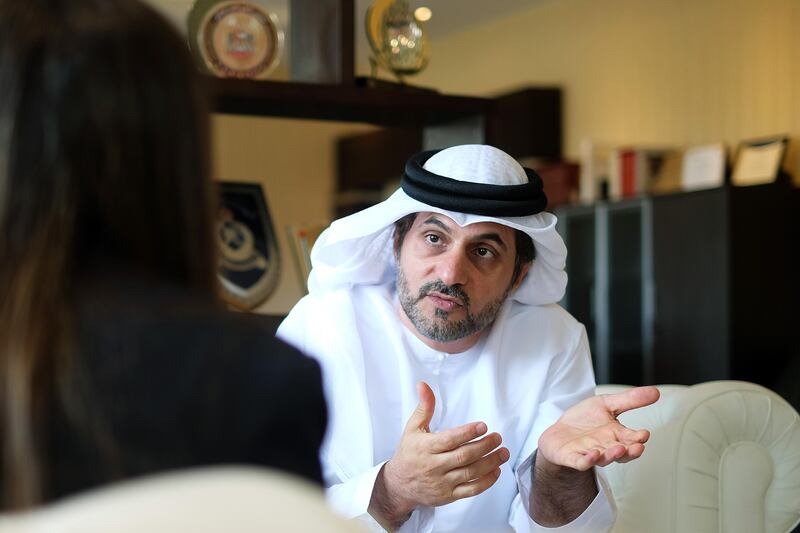 ABU DHABI, UNITED ARAB EMIRATES - - -  14 June 2017 --- Dr. Jamal AlHosani is the Director General of the National Emergency Crisis and Disaster Management Authority in Abu Dhabi and was photographed on Wednesday, June 14, 2017, in his Abu Dhabi office.     (  DELORES JOHNSON / The National  )  
ID: 73469
Reporter: Caline
Section: NA