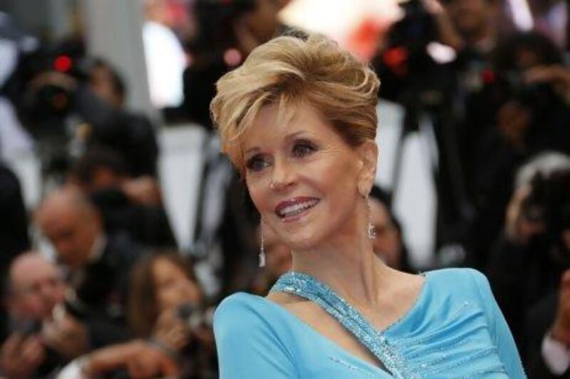 Jane Fonda at Cannes. AFP