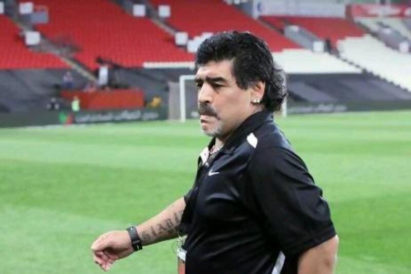 Diego Maradona's Al Wasl take on Riffa in the GCC Champions League tonight.