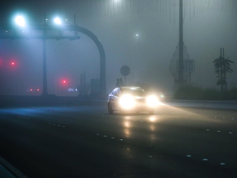 A fog warnings are often issued during the hazardous weather