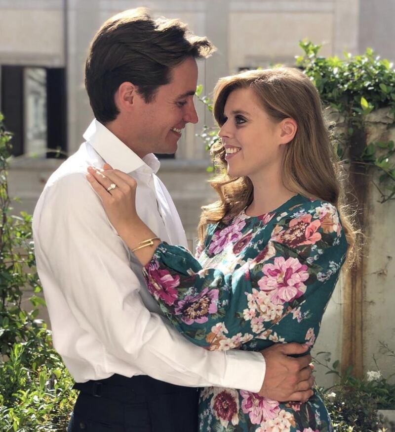 Britain's Princess Beatrice announces engagement to Edoardo Mapelli Mozzi. 