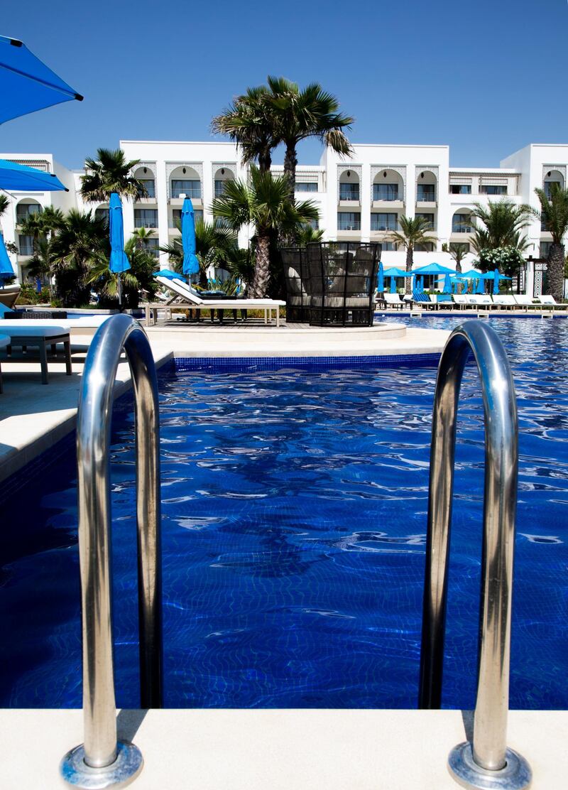 One of the outdoor pools is heated. Courtesy Hilton Tangier Al Houara