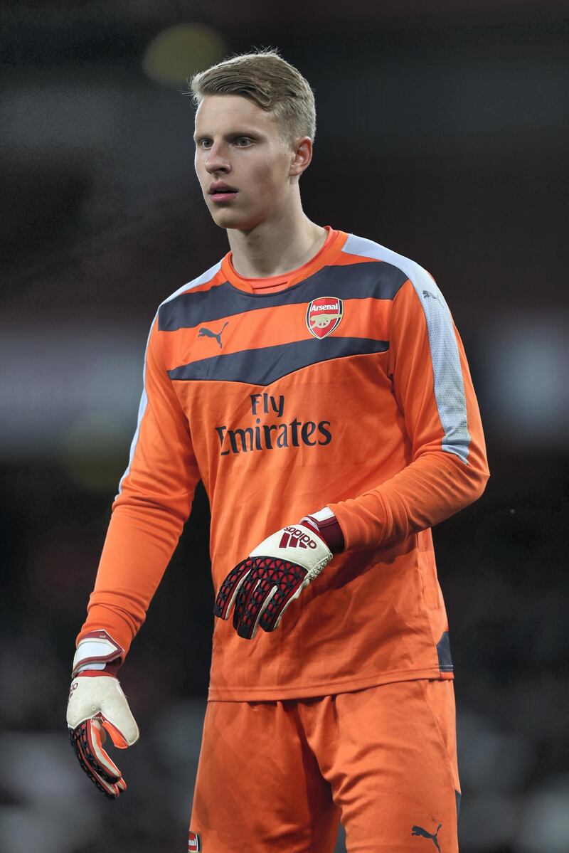 LONDON, ENGLAND - APRIL 04:  Hugo Keto, goalkeeper of Arsenal during the FA Youth Cup semi-final second leg match between Arsenal and Manchester City at Emirates Stadium on April 4, 2016 in London, England.  (Photo by Julian Finney/Getty Images)