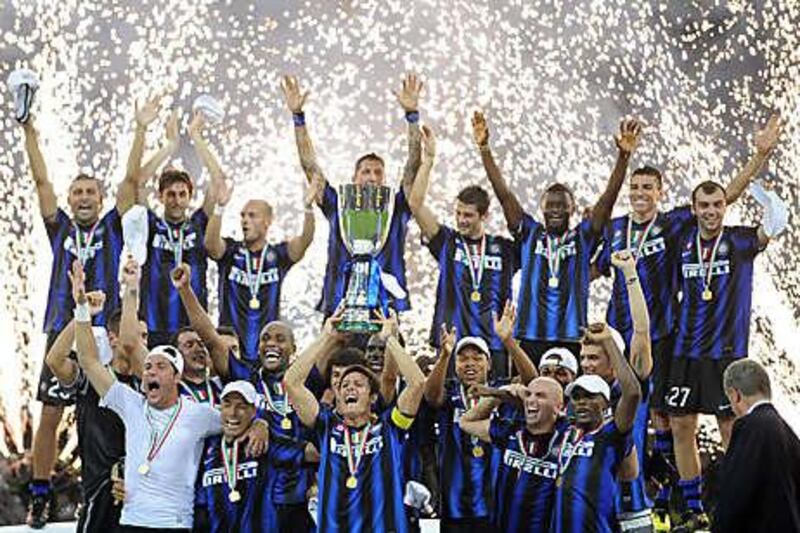 Inter Milan have achieved success over the past few seasons - including the Italian Supercup title which they lifted last week - thanks to a set of experienced players.