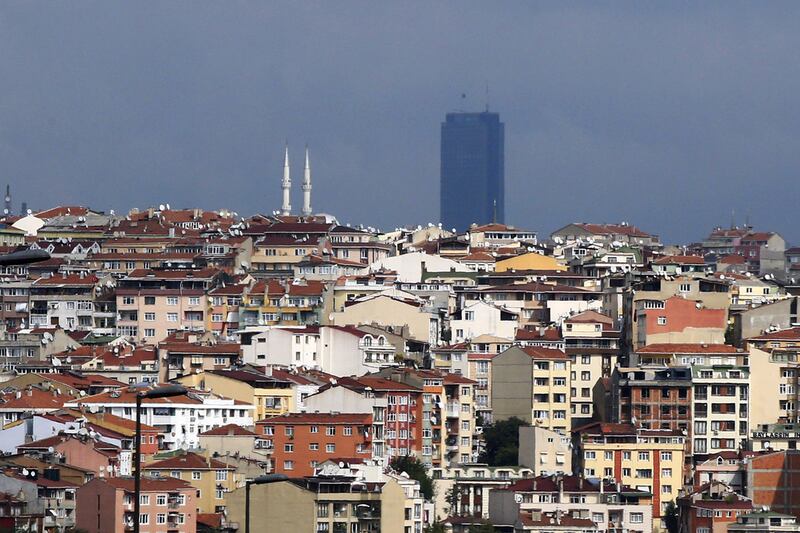 2nd: Turkey. A mosque’s minarets and a high-rise building dominate the skyline in Istanbul. Lefteris Pitarakis / AP Photo