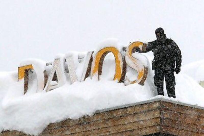 This year's European cold snap and deluges of snow made getting round Davos a daily trial. Reuters