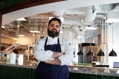 Chef Gal Ben-Moshe will prepare a nine-course degustation dinner inspired by the Levant, using locally sourced ingredients. Pawan Singh / The National