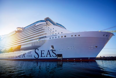 'Wonder of the Seas' will lose its crown as the world's largest cruise ship in May 2024 when 'Utopia of the Seas' sets sail. Photo: Sigrun Sauerzapfe aka SIGGI