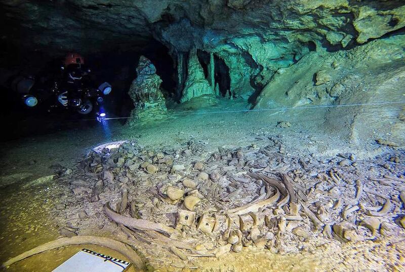 The Sac Actun underwater cave system is of immense cultural and scientific interest but is threatened by pollution. Great Mayan Aquifer Project-INAH via AP