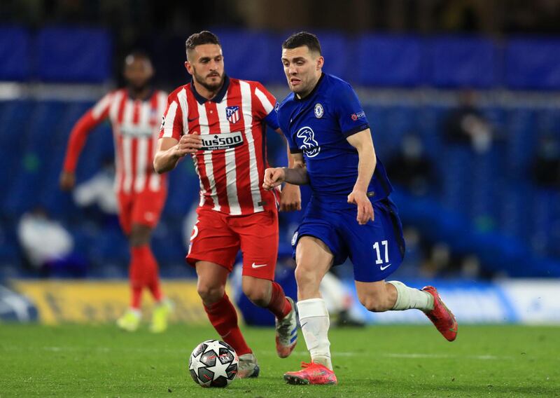 Koke 5 – Koke was outsmarted by Chelsea’s midfield unit. He was unable to get past Kovacic and Kante, and sometimes left his defence exposed.  PA