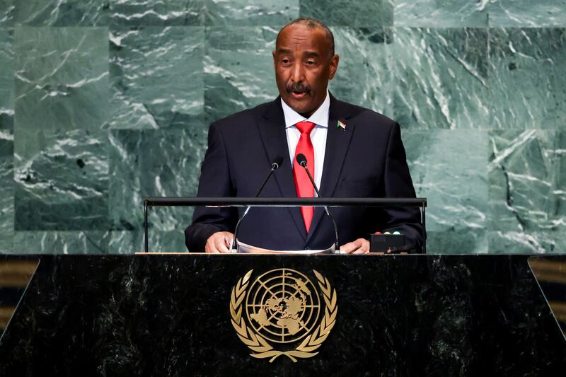 Sudan's leader Gen Abdel Fattah Al Burhan vows to work towards free and fair elections that would lead to civilian rule that represents the people. AP