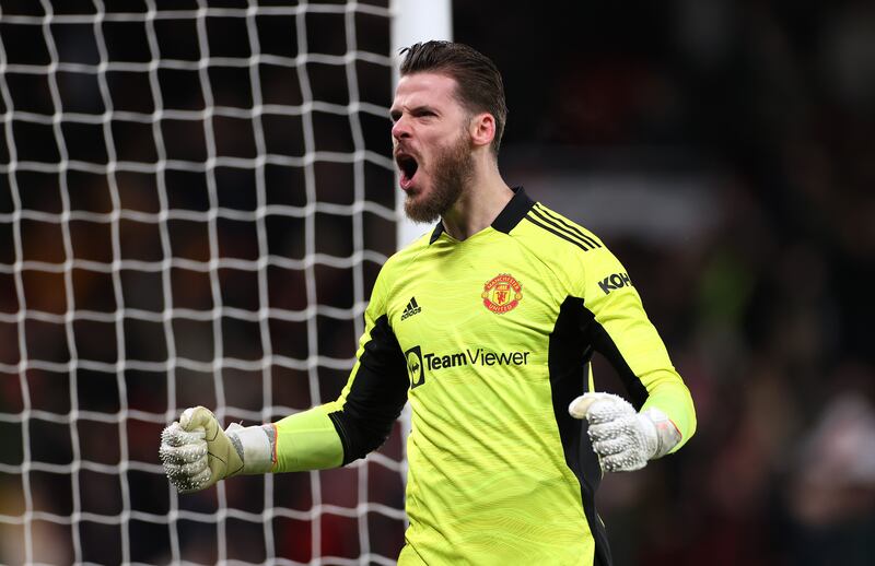 MANCHESTER UNITED RATINGS: David De Gea - 6. Quiet in the first half and only had one shot on target to deal with, but a clean sheet and three points for a side that didn’t play especially well could be important. Getty