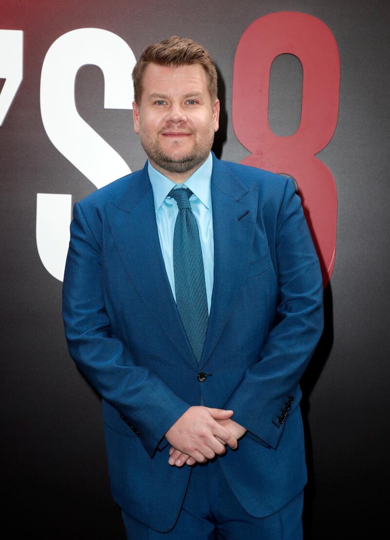 epa06788056 British actor/television host James Corden arrives for the premiere of the film 'Ocean's 8' at the Alice Tully Hall in New York, New York, USA, 05 June 2018.  EPA-EFE/JASON SZENES