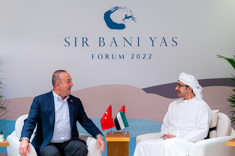 Sheikh Abdullah Bin Zayed, UAE Minister of Foreign Affairs and International Co-operation, discussed bilateral relations with his Turkish counterpart Mevlut Cavusoglu. Wam