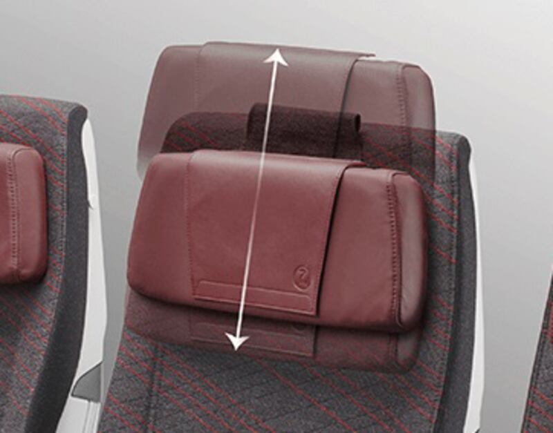 The seats come with adjustable headrests