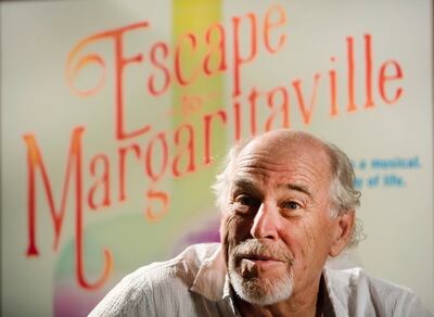 Jimmy Buffett talks about the premiere of his musical "Escape to Margaritaville" in 2017. AP