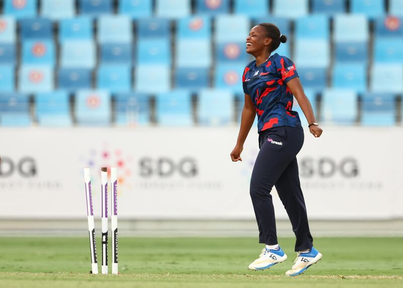 11) Henriette Ishimwe (Barmy Army): The Rwandan teenager provided one of the most salient images of the competition when she bowled Nicola Carey. She was thrifty throughout with her seamers. Getty