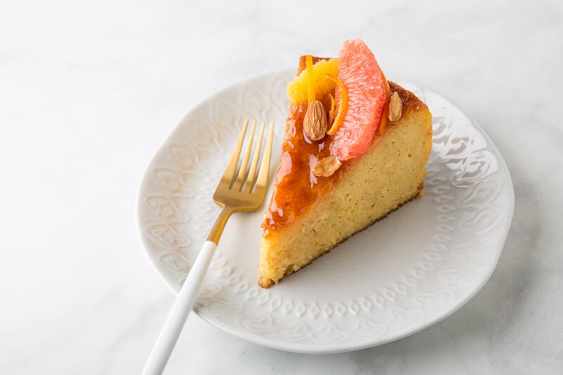 Wheat-free almond and orange slice at Jones the Grocer. Photo: Jones the Grocer