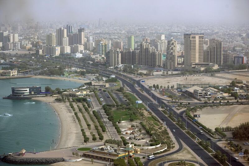 12/07/09 -  Kuwait City, Kuwait - Skyline of Kuwait City from the Kuwait Towers.  (Andrew Henderson/The National) *** Local Caption ***  ah_090711_Kuwait_Stock_0269.jpg