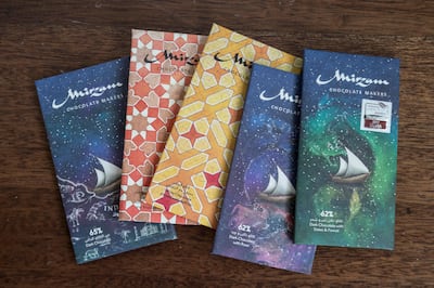 Five of Mirzam Chocolate's bars have won awards from the Academy of Chocolate in London in the past. Antonie Robertson / The National