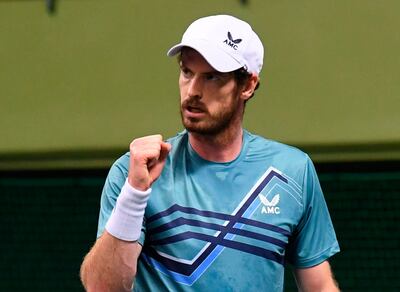 Andy Murray has made encouraging progress in 2021. AP