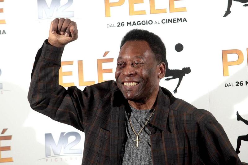 Brazilian football legend Pelé. Mourad Balti Touati / EPA
