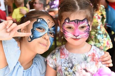 Children can get their face painted at the Winter WondeRave. Courtesy Party Monsters