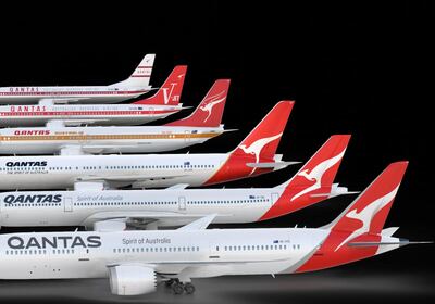 Flying roo fins on the Qantas fleet. Courtesy Qantas