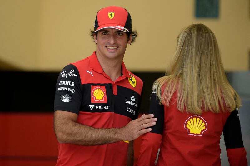 Ferrari's Spanish driver Carlos Sainz. AFP