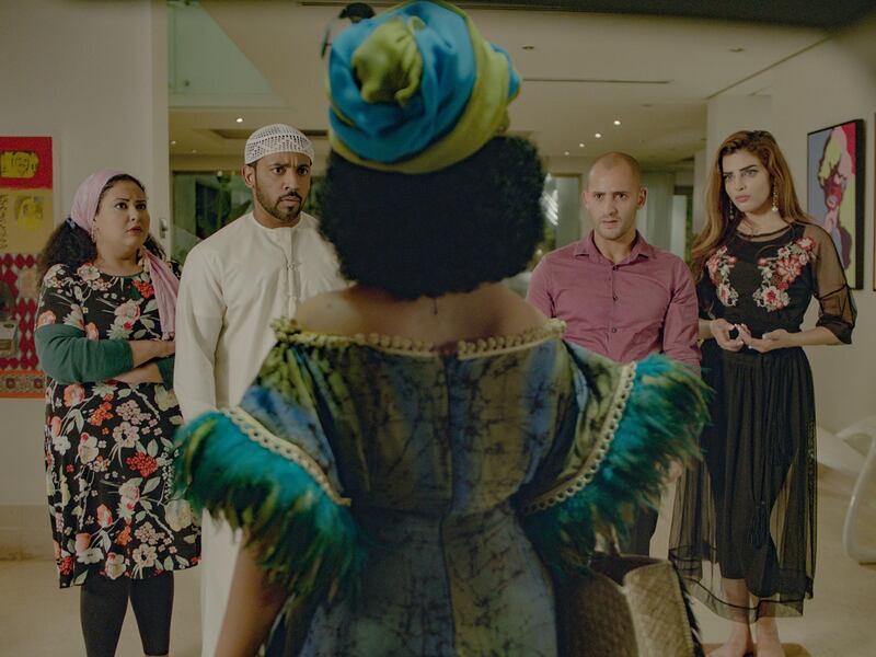 A still from the new Emirati comedy film 'Rashi & Rajab'. Image Nation Abu Dhabi