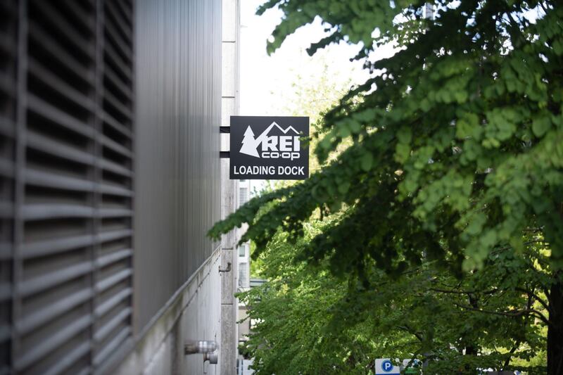 The Recreational Equipment Inc. (REI) flagship store loading dock is seen in Seattle, Washington, U.S., on Thursday, May 14, 2020. Governor Jay Inslee has released a list of requirements for resuming limited in-store retail business under Phase 2 of his plan to reopen the remainder of Washington's economy, The News Tribune reported. Photographer: Chona Kasinger/Bloomberg