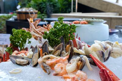 For a seafood extravaganza, head to Grills@Chill’O's Valentine's Day brunches. Photo: Grills@Chill'O