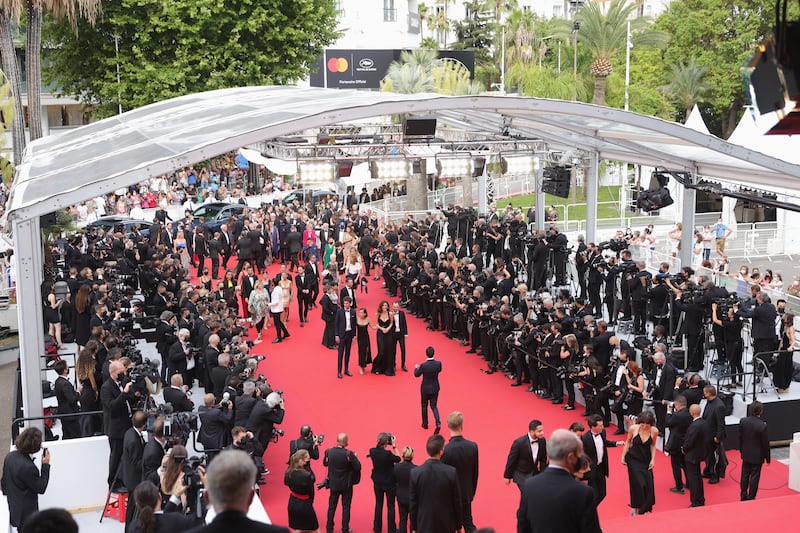 A general view of the Red Carpet ahead of the 'The French Dispatch' screening during the 74th annual Cannes Film Festival on July 12, 2021 in Cannes, France. Getty Images