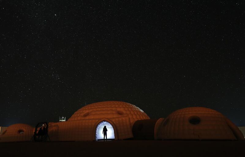 Dr Sundarajan, who works in Applied and Exploration Geophysics at the university’s Earth Science Department, said the mission would replicate many of the same geophysical procedures that scientists would perform on Mars.  Karim Sahib / AFP Photo