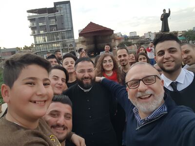 The Ambassadors for Peace in Iraq, in 2019, an ecumenical educational programme for young Middle East men and women, that aims to empower them to build bridges of mutual respect and understanding in their diverse communities. Photo: Nadim Nassar