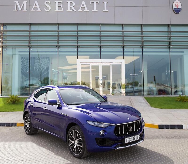 Maserati chief executive Harald J Wester earlier said the Levante was the most significant car in the marque’s 102-year history. Courtesy Al Tayer Motors