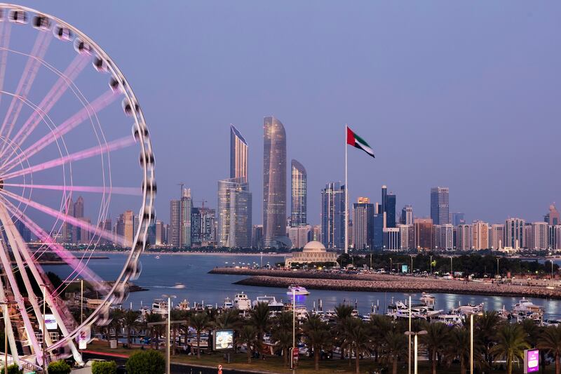 A view of Abu Dhabi. Non-oil businesses in the UAE registered the strongest new order growth since 2019 in June. Photo: DCT Abu Dhabi