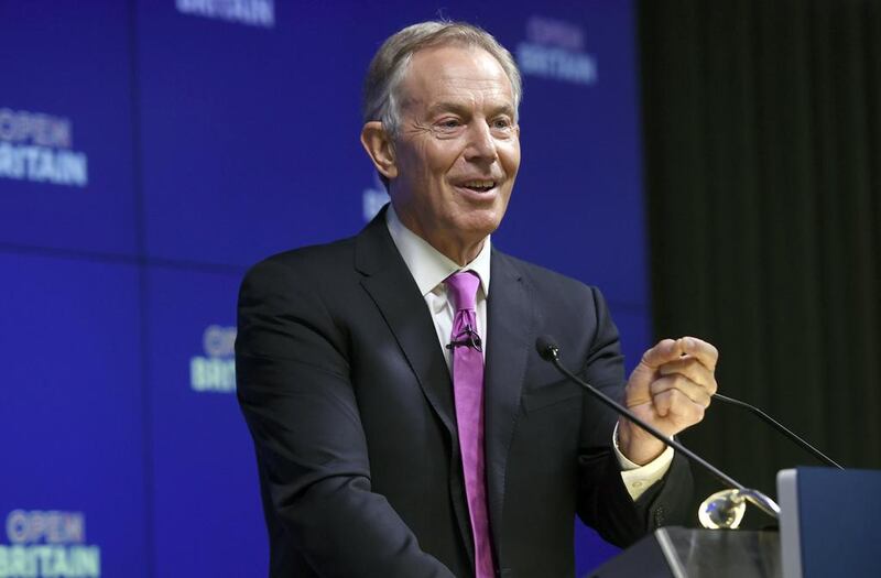 There is a prodigious energy to Tony Blair that only seems to defy time. AP Photo