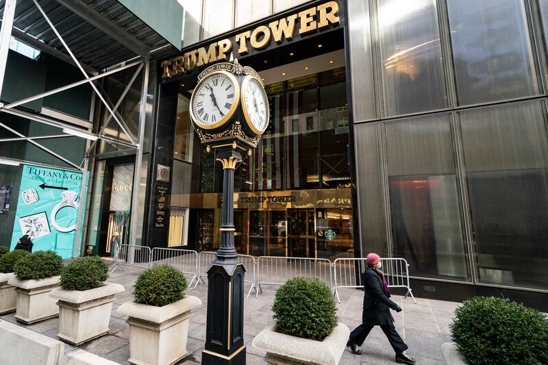 A view of Trump Tower in Manhattan, New York, New York, US. AP