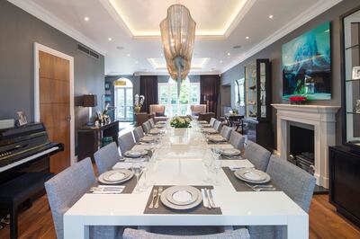 The dining room. Photo: Aston Chase / Tony Murray Photography