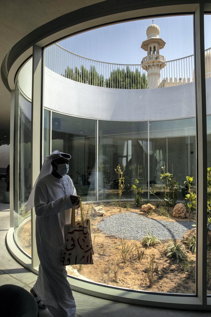 SHARJAH, UNITED ARAB EMIRATES. 23 SEPTEMBER 2020. The newly launched Sharjah Art Foundation space called the Flying Saucer building. (Photo: Antonie Robertson/The National) Journalist: Alexandra Chaves. Section: Arts & Life.