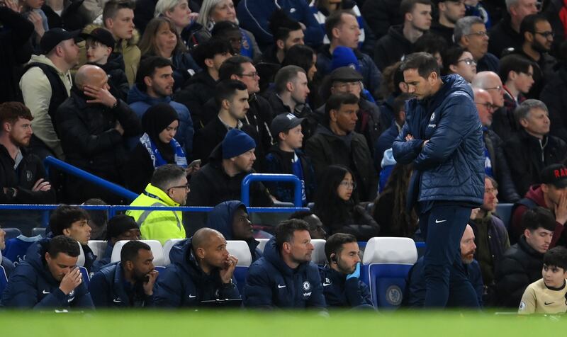 Chelsea caretaker manager Frank Lampard. Getty