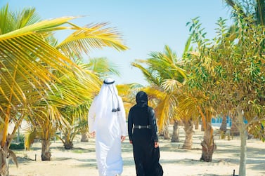 More than 860 Emirati couples shared a marriage grant of more than Dh60 million to help fund their futures together. Getty Images.