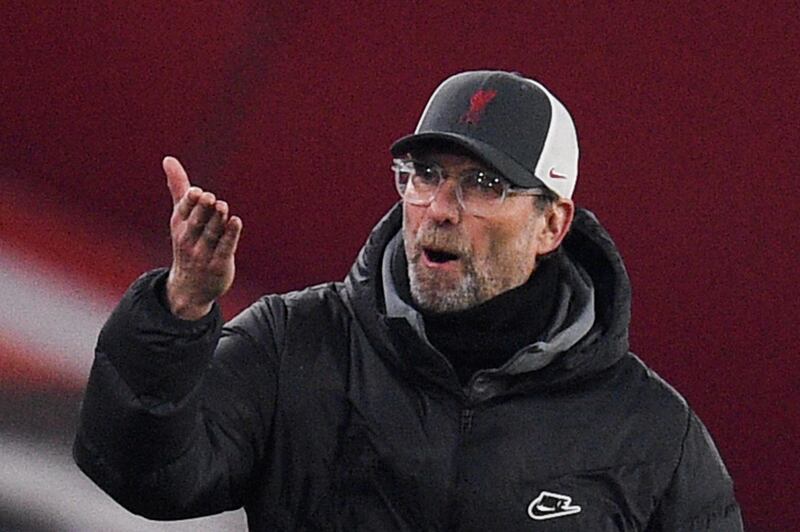 Liverpool manager Jurgen Klopp. AP