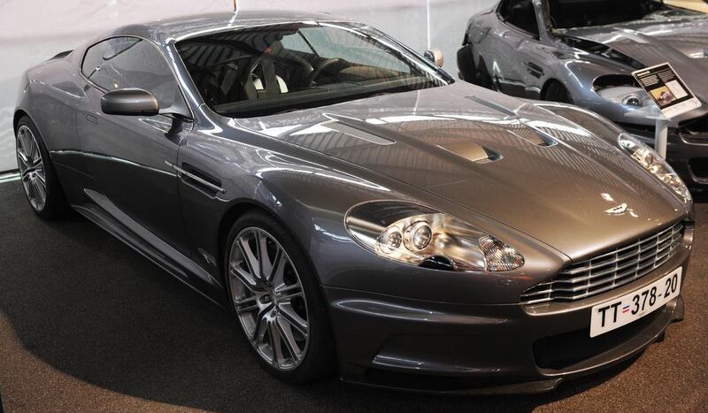 The New 'bond In Motion' Exhibition At The National Motor Museum. The Aston Martin Dbs From The James Bond Film Casino Royale 2006. REX Shutterstock