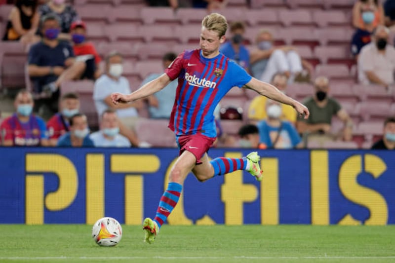 Frenkie de Jong - 7: Nicked the ball and crossed for the second. The Dutchman has become one of Barca’s most important players. Another confident in attack,