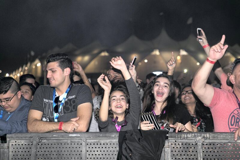 ABU DHABI, UNITED ARAB EMIRATES - NOV 23:

Calvin Harris concert at Yas Du Arena

(Photo by Reem Mohammed/The National)

Reporter: