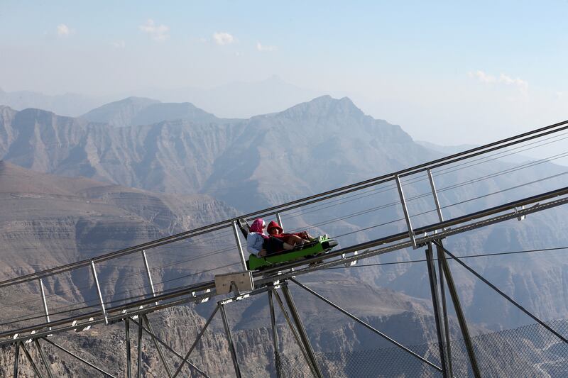 Ride the new Jais Sledder at the UAE's highest peak before the summer arrives. Reuters